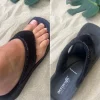 Fashion Supersoft Memoryskum paillet sandal Fodtøj
