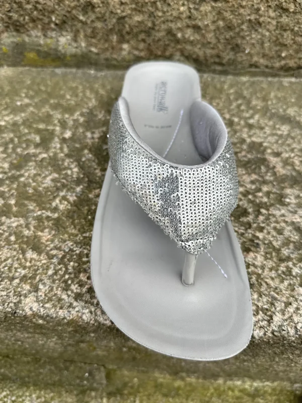Outlet Supersoft Memoryskum paillet sandal Fodtøj