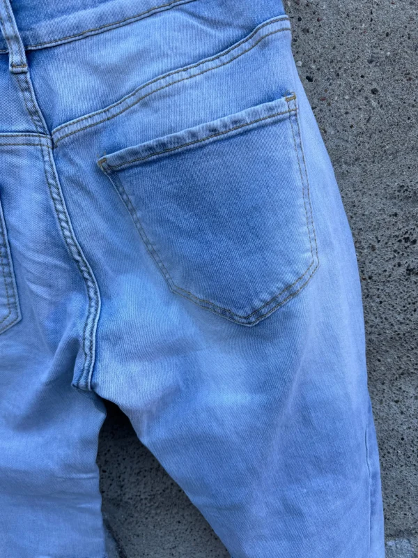 Fashion B1199 jeans light denim Bukser | Jeans