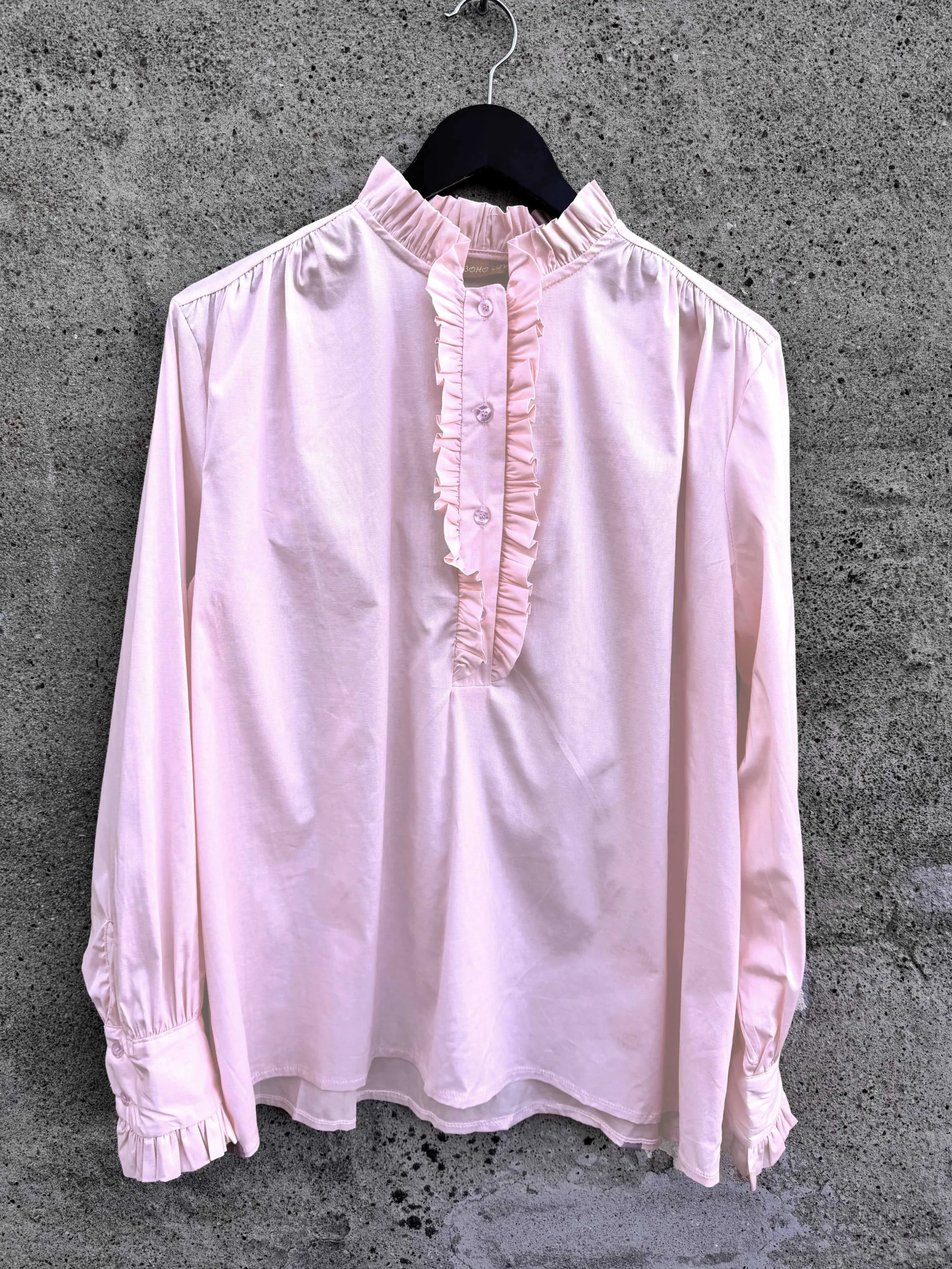 boho_love_b_shirt_rosa_2.webp Fashion B1197 shirt Bluser | Skjorter