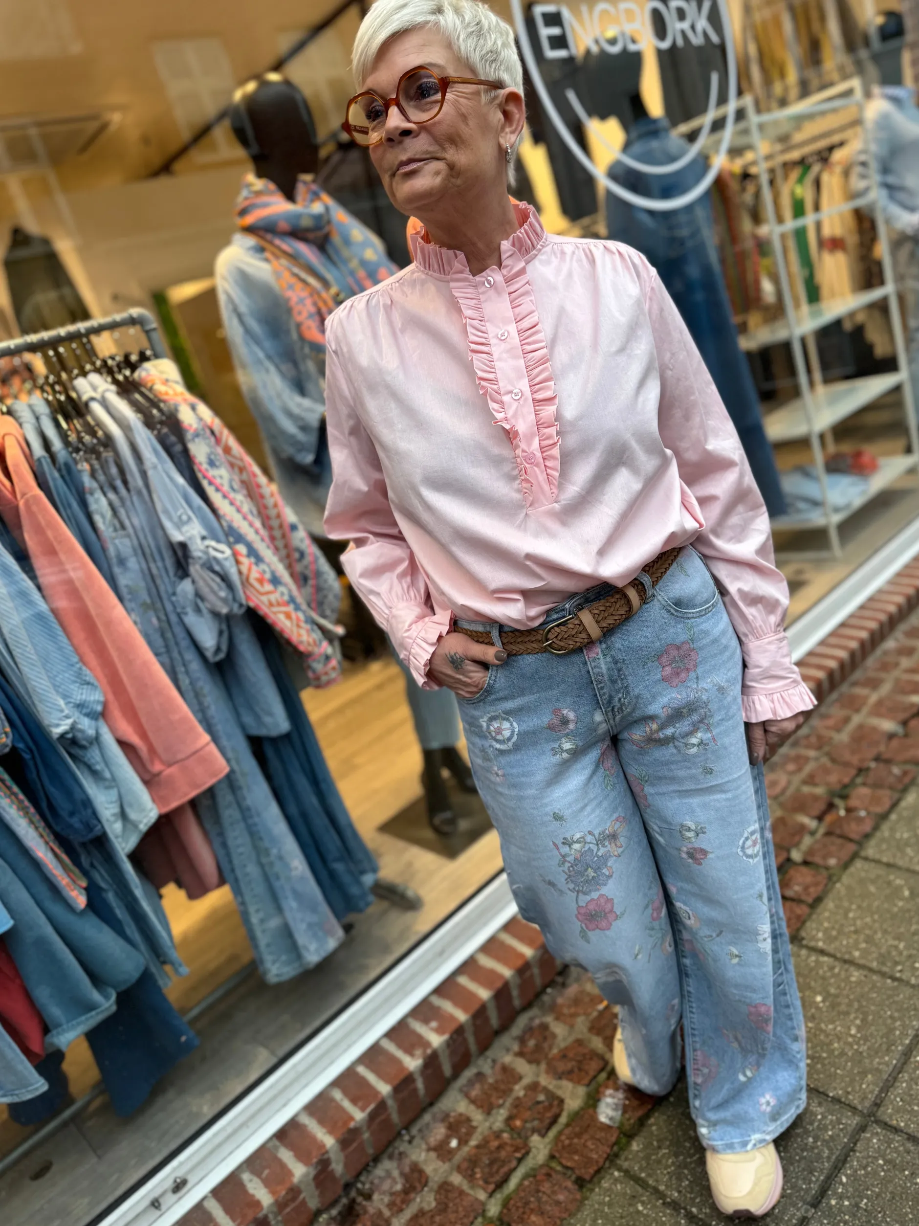 boho_love_b_shirt_rosa_5.webp Fashion B1197 shirt Bluser | Skjorter