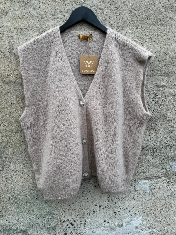 Hot B1189 vest strik Veste | Overtøj