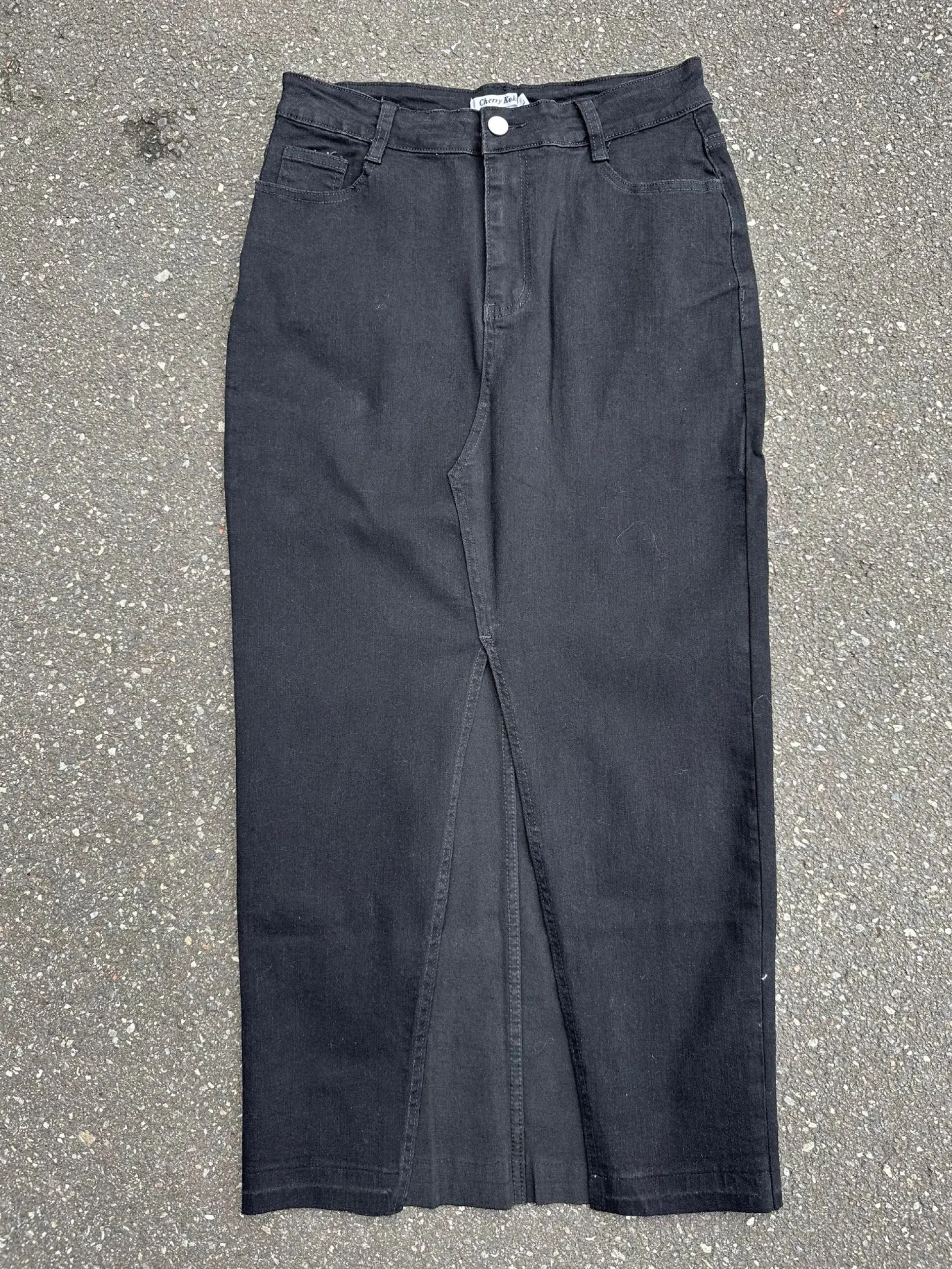 by_engbork__denim_nederde_0.webp Sale By 6002 denim nederdel washed Nederdele