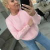 New By Angie bluse strik Strik
