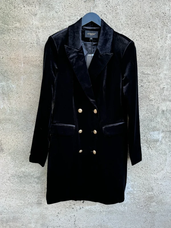 Clearance By Attentif V2020 velour blazer Blazer