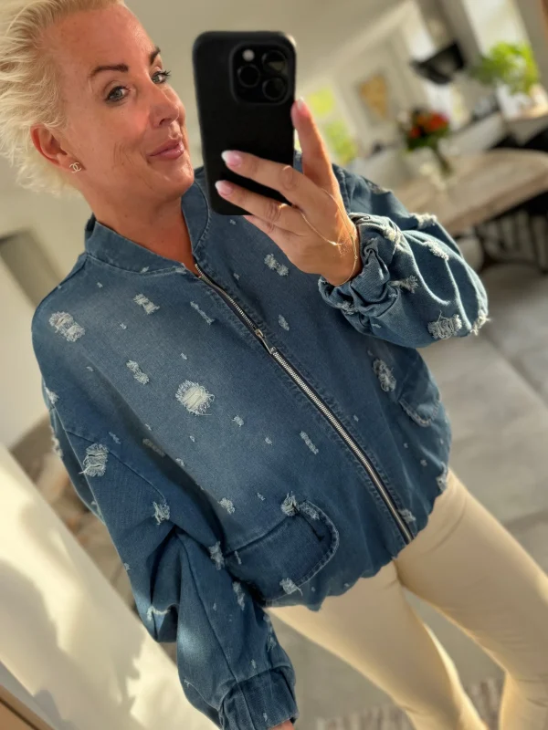Sale By Billie denim bomber Overtøj
