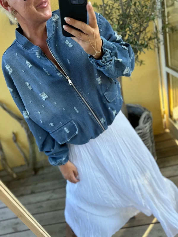 Sale By Billie denim bomber Overtøj