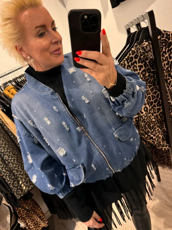 Sale By Billie denim bomber Overtøj