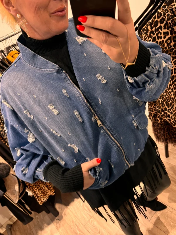 Sale By Billie denim bomber Overtøj