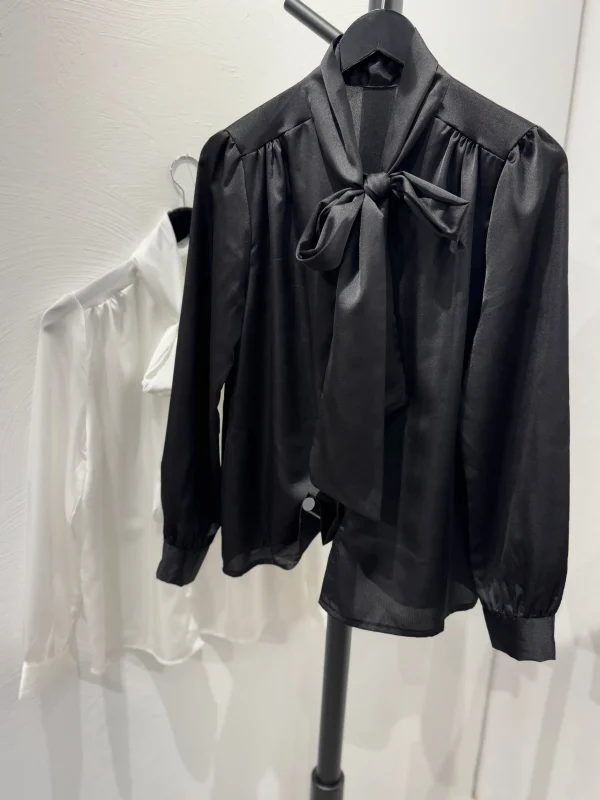 New By Birdie skjorte bow Bluser | Skjorter