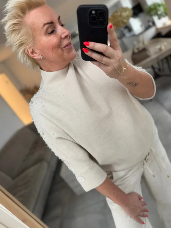 Online By Blake knit pearls Strik