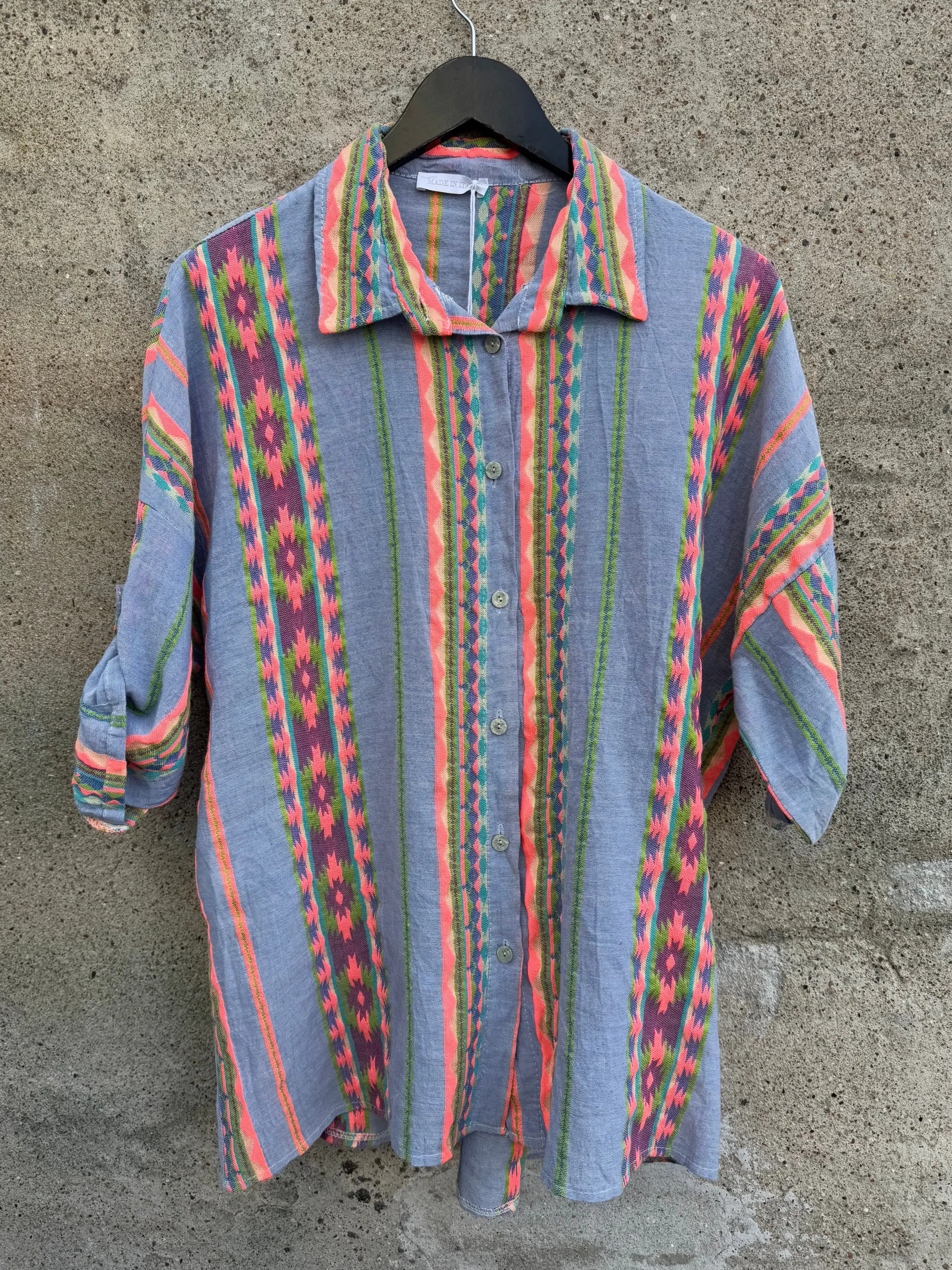 by_engbork_chia_neon_skjo_2.webp Clearance By Chia NEON skjorte Bluser | Skjorter