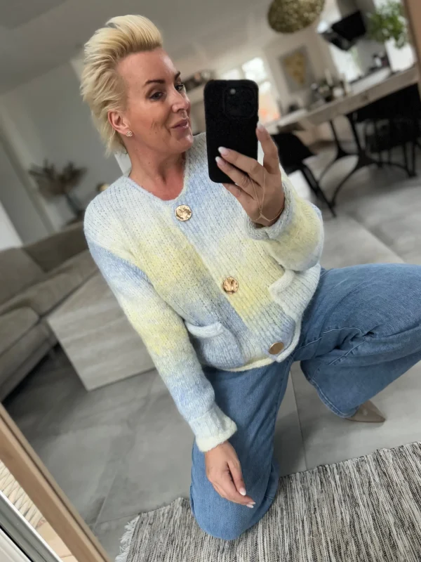 Online By Coco cardigan blue Cardigans | Strik