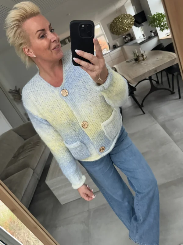 Online By Coco cardigan blue Cardigans | Strik