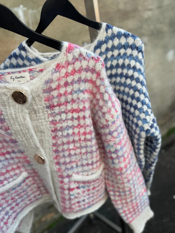 Hot By Coco cardigan creme Cardigans | Strik