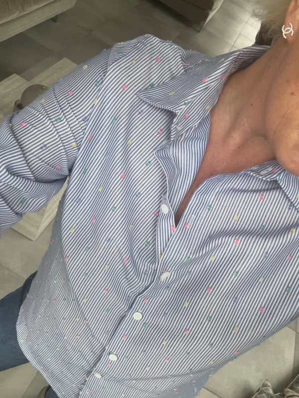 Best By Dotti shirt stripe Bluser | Skjorter