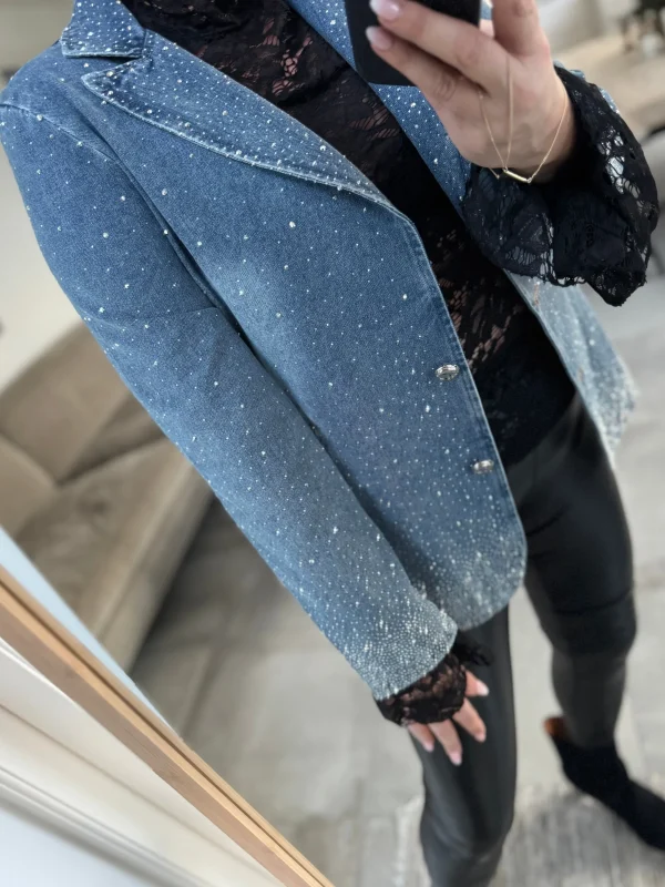 Discount By Drew denim glitter washed Overtøj