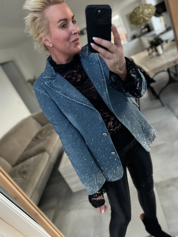 Discount By Drew denim glitter washed Overtøj