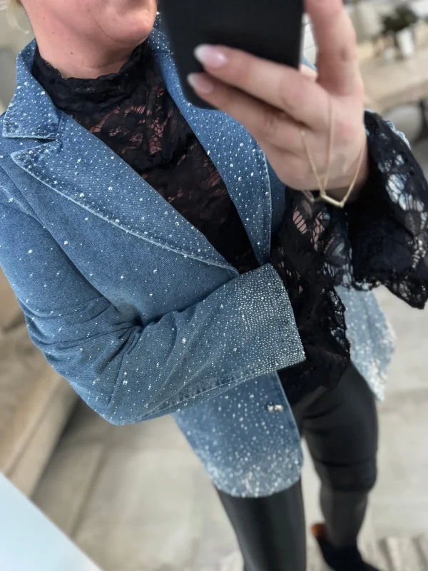 Discount By Drew denim glitter washed Overtøj