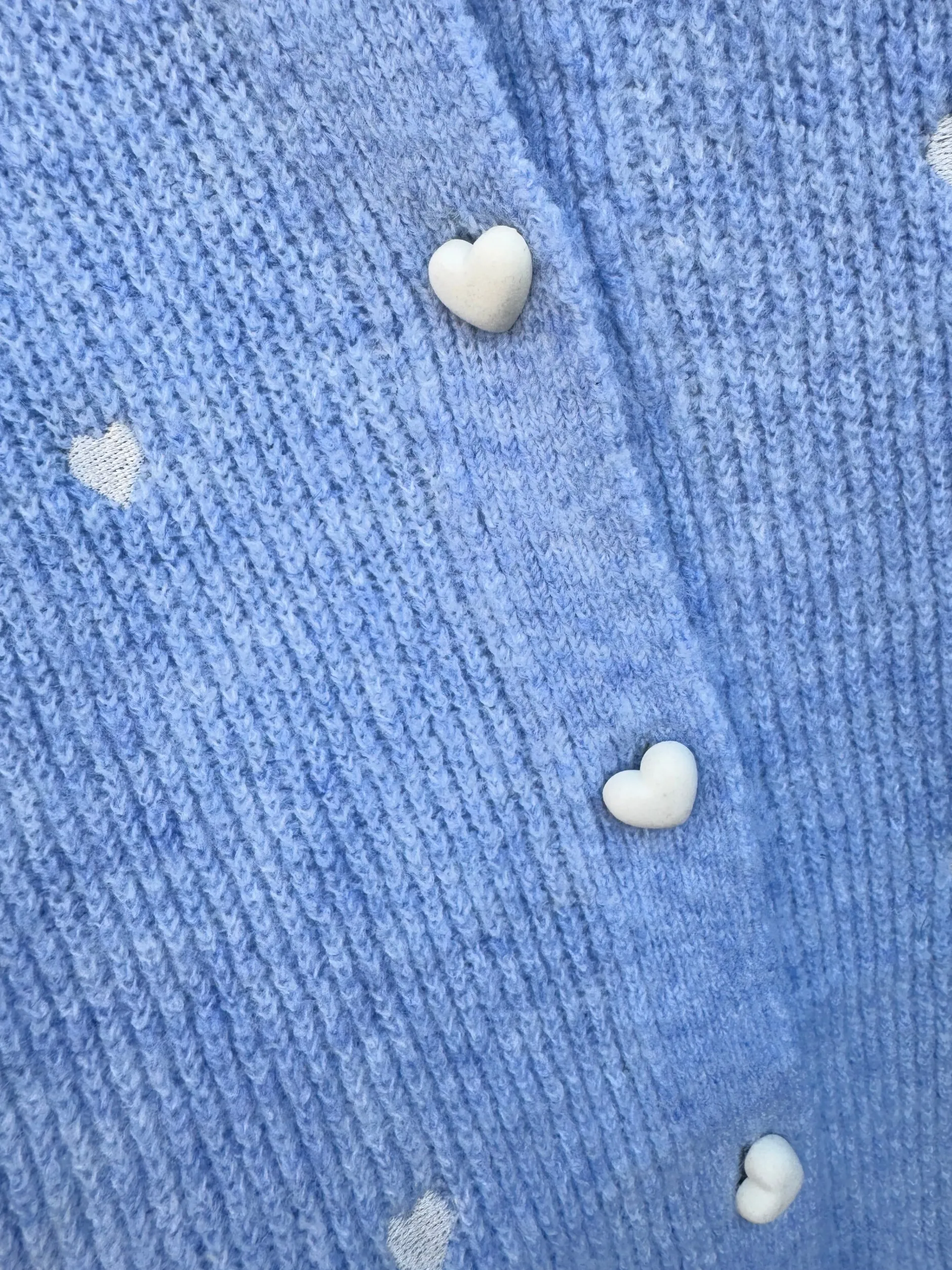 by_engbork_heart_cardigan_3.webp Sale By HEART cardigan melange Cardigans | Strik