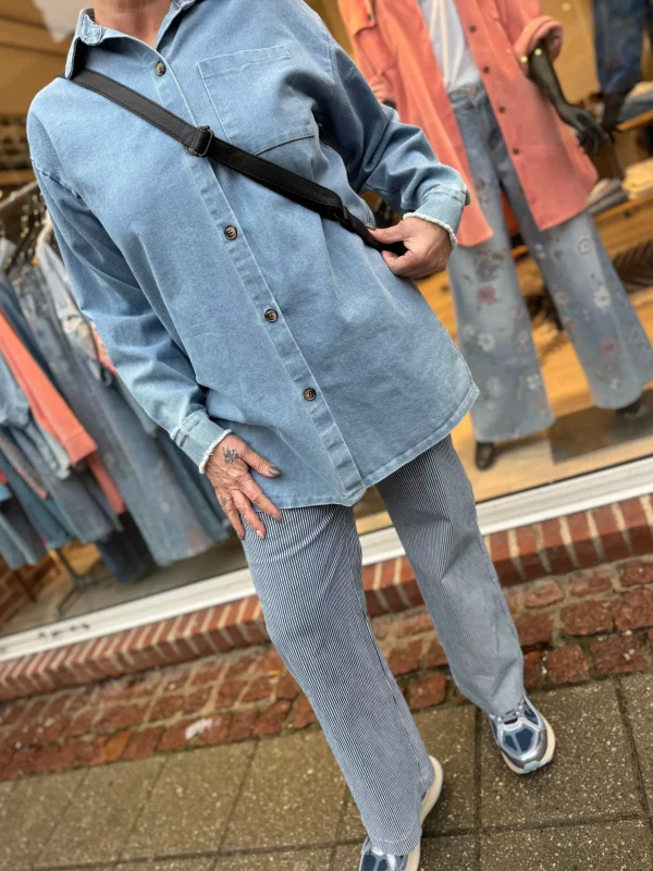 Online By Karola denim skjorte Bluser | Skjorter