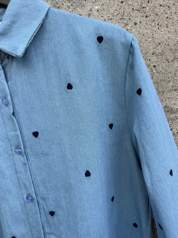 Hot By Madeleine skjorte denim light Bluser | Skjorter