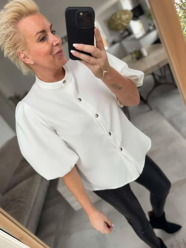 New By Magnolia puf bluse Bluser