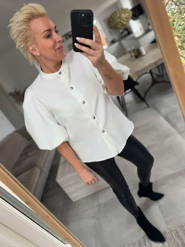 New By Magnolia puf bluse Bluser