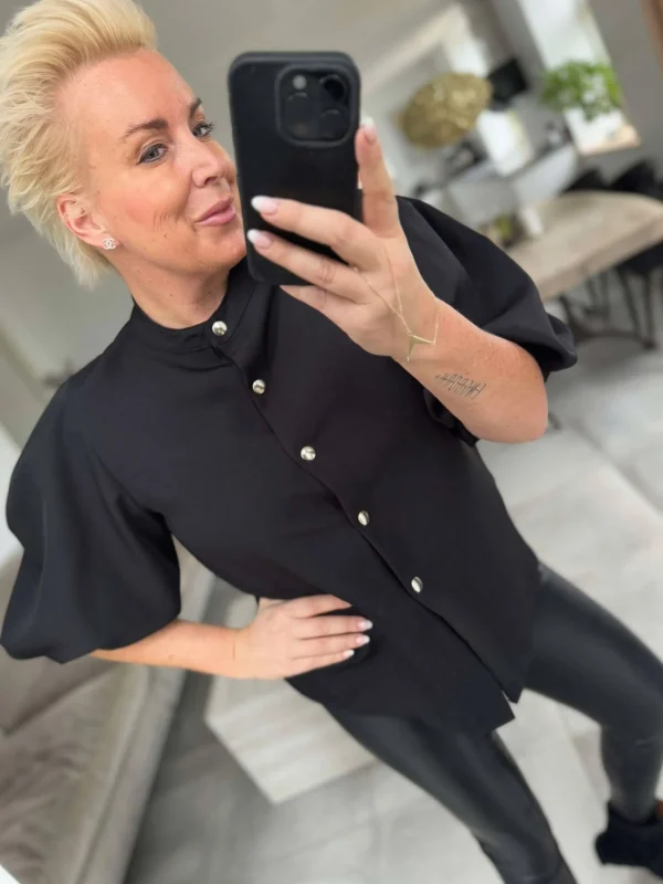 Online By Magnolia puf bluse Bluser
