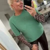 Hot By Ottilia bluse strik Strik