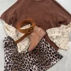Clearance By Ottilia bluse strik Strik