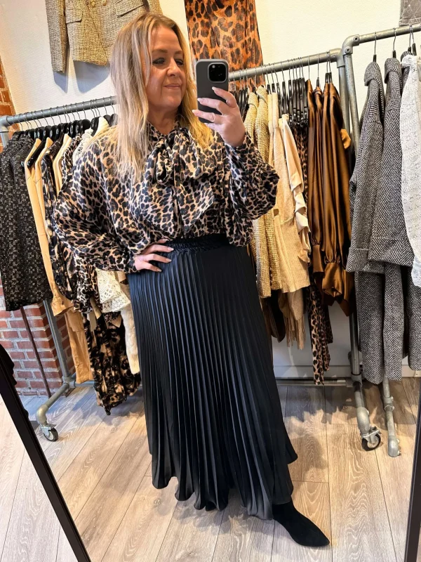 Clearance By Paloma plisse skirt Nederdele