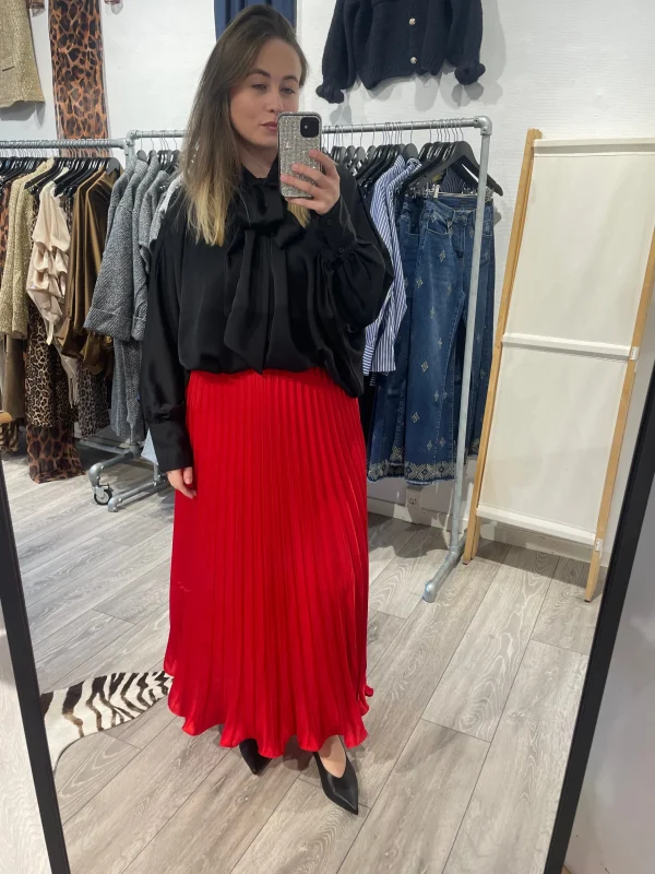 Clearance By Paloma plisse skirt Nederdele