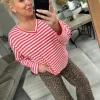 Sale By Tally bluse stripe Bluser