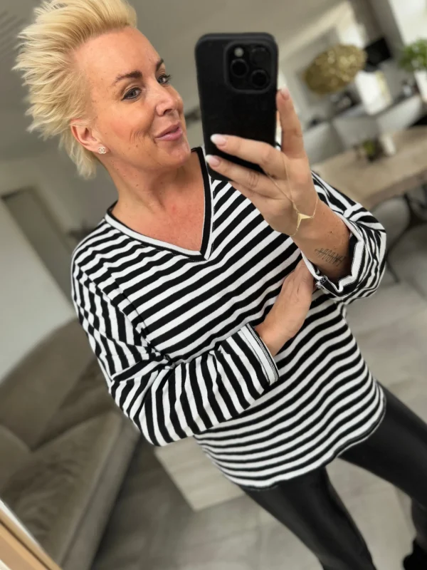 Sale By Tally bluse stripe Bluser