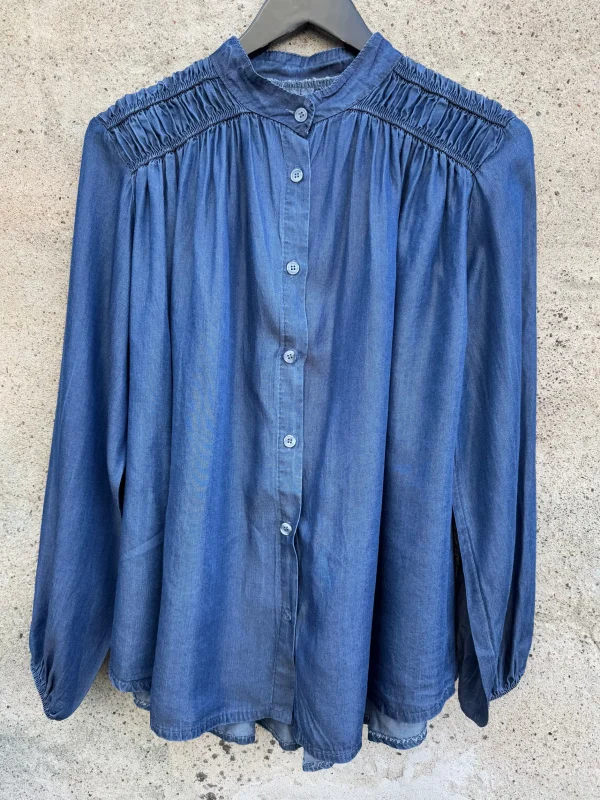 Hot By Vega skjorte denim dark Bluser | Skjorter