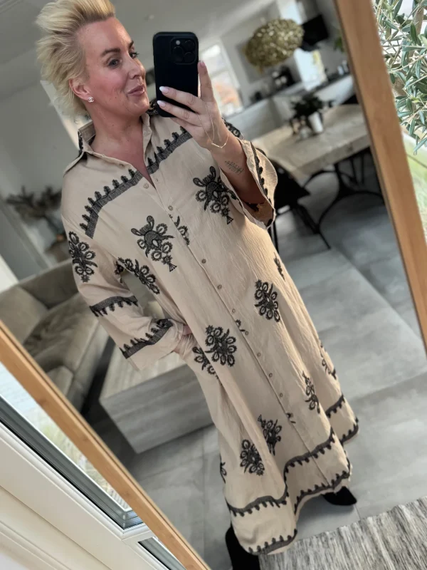 Sale By Zonya kjole embroderi Kjoler | Kjoler
