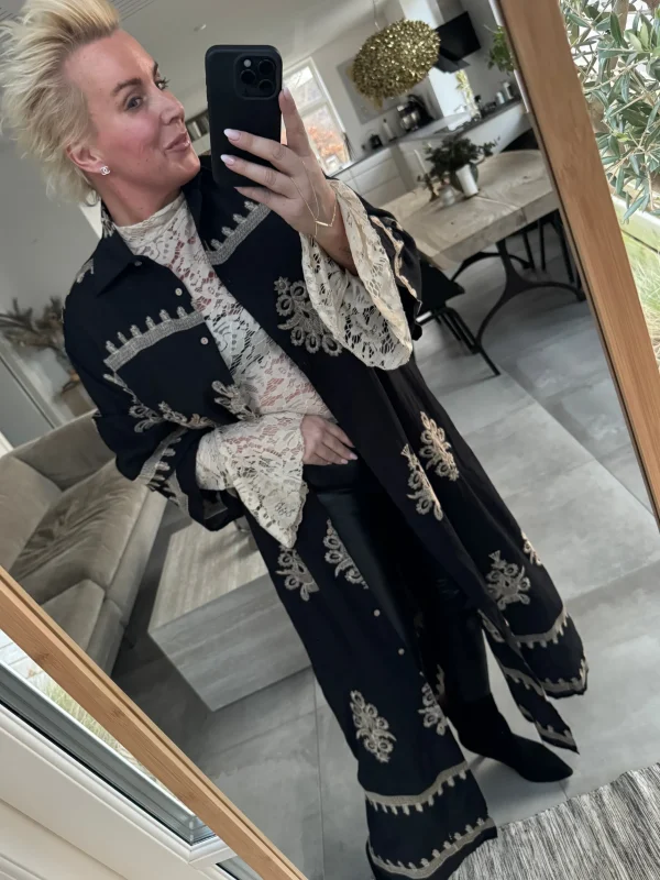 Hot By Zonya kjole embroderi Kjoler | Kjoler