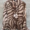 Hot Princess deluxe shirt zebra Bluser | Skjorter