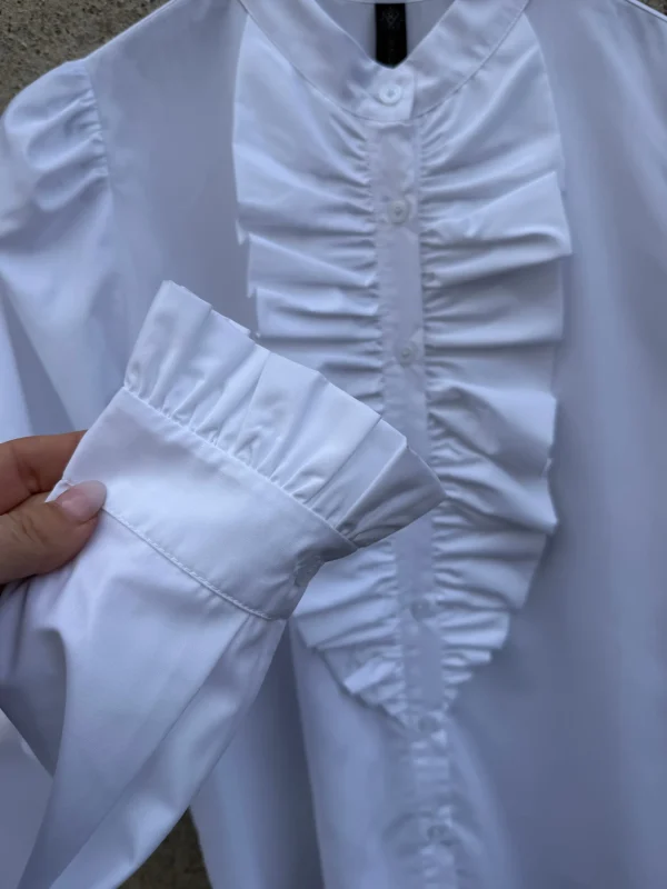 Sale Queen ruffle shirt Bluser | Skjorter