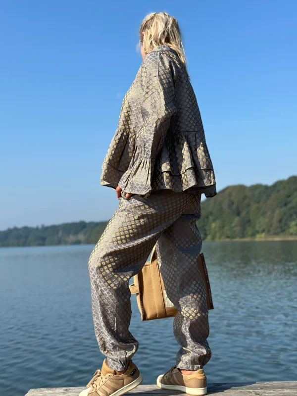 Fashion 2407916 Fiji brokade pant Bukser