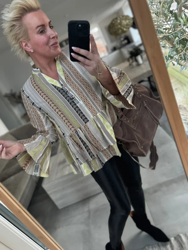 Sale 2501312 Lido jacquard blouse Bluser | Skjorter