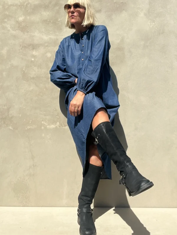 Best 2407702 Luna denim dress Kjoler | Kjoler