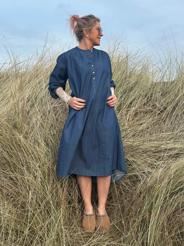 Best 2407702 Luna denim dress Kjoler | Kjoler