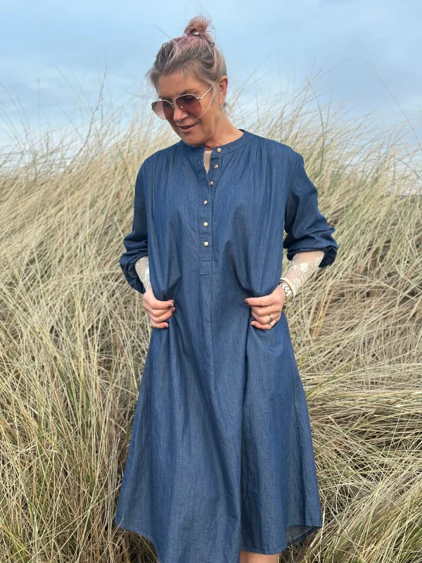 Best 2407702 Luna denim dress Kjoler | Kjoler