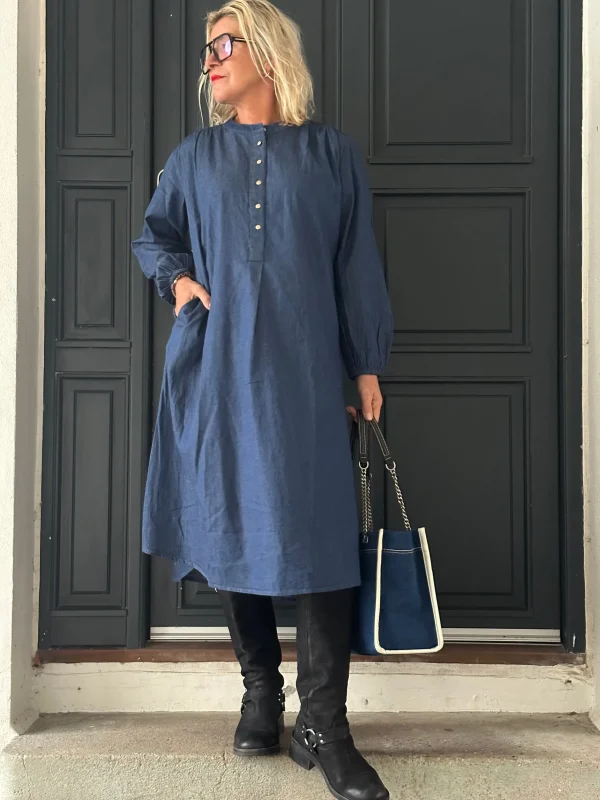 Best 2407702 Luna denim dress Kjoler | Kjoler