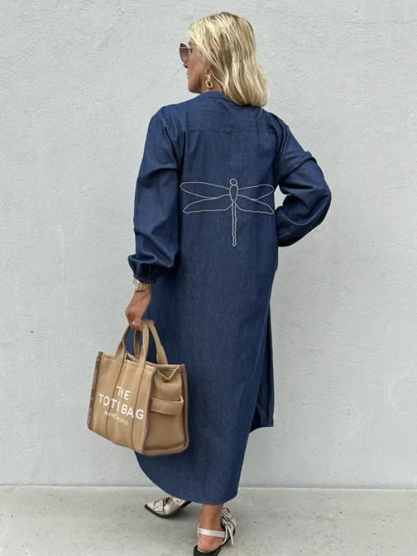 Best 2407702 Luna denim dress Kjoler | Kjoler