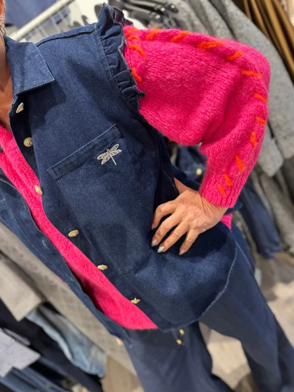 Hot 2407333 Malmø denim waistcoat Bluser
