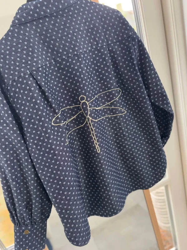 Hot 2501303 Malmø shirt denim heart Bluser | Veste