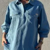 Online 2501323 Oslo skjorte denim light Bluser | Skjorter